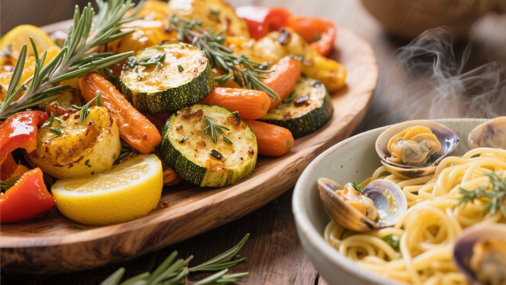 lemon herb roasted vegetables