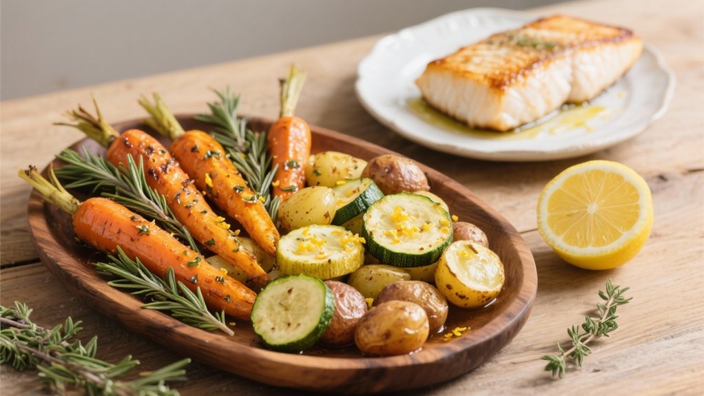 lemon herb vegetable roast
