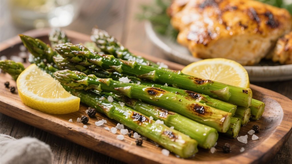 lemon roasted asparagus perfection
