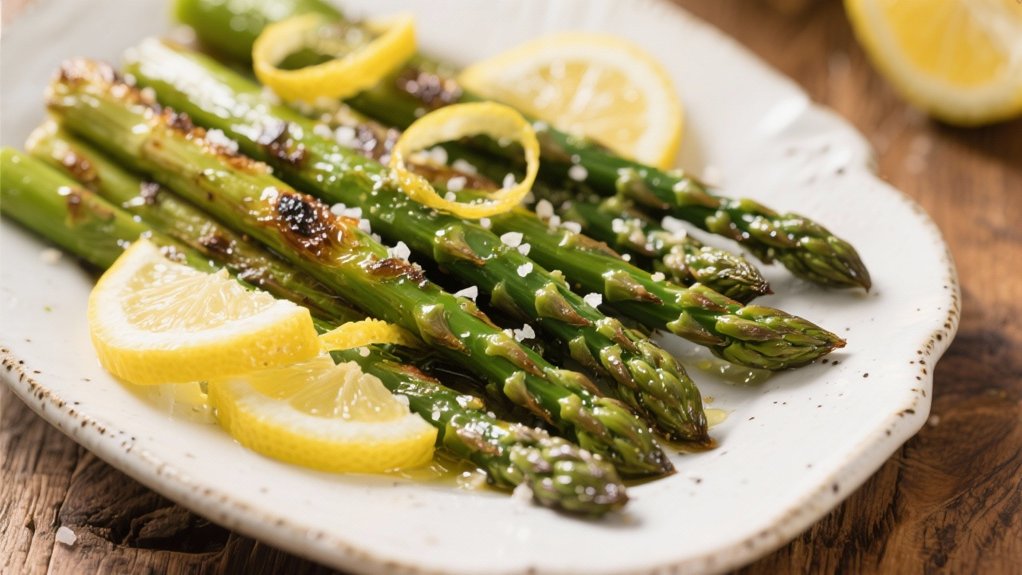 lemon roasted asparagus side dish