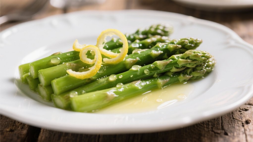 lemon seasoned asparagus side dish