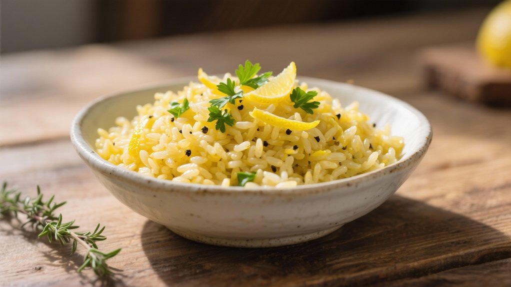 lemon zest rice pilaf