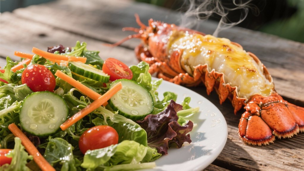light fresh garden salad