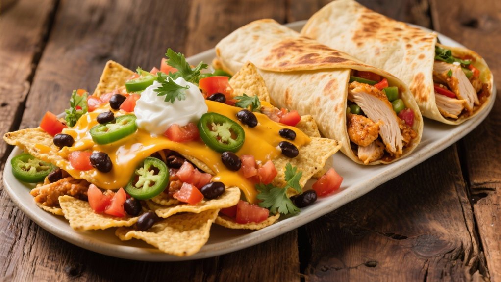 loaded nachos for sharing