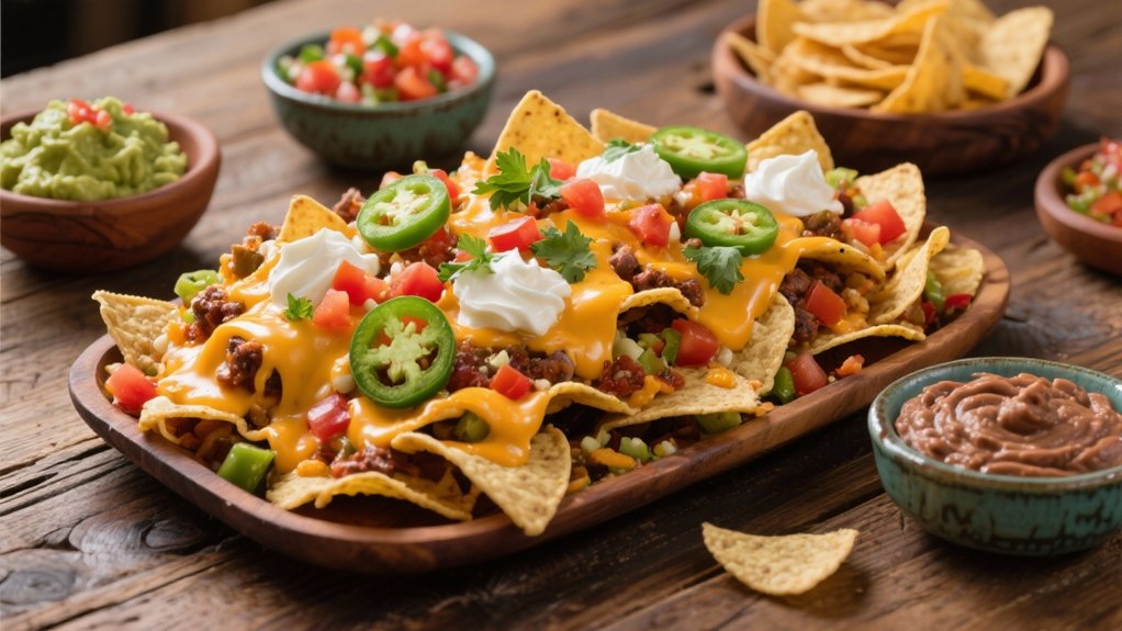 loaded nachos topping bar
