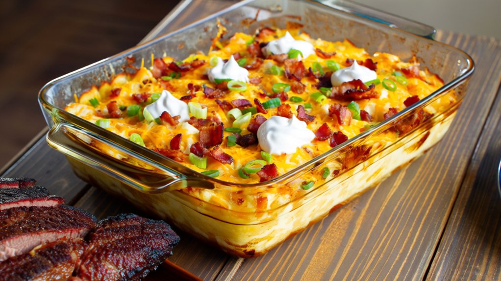 loaded potato casserole indulgence