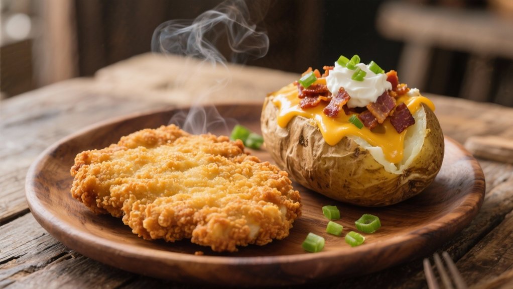 loaded potato comfort food