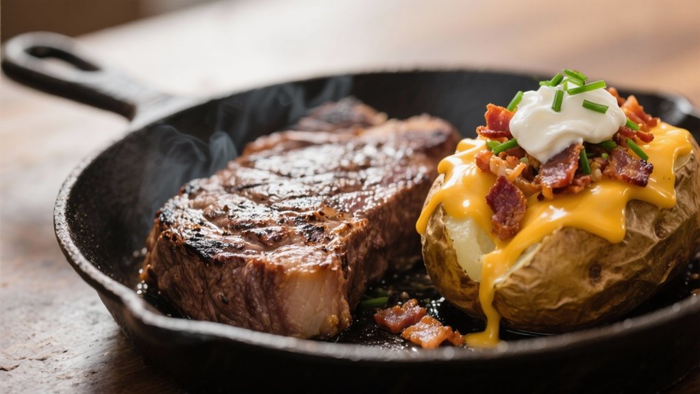 loaded potato customization options