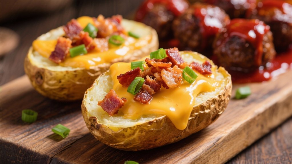 loaded potato skins delight