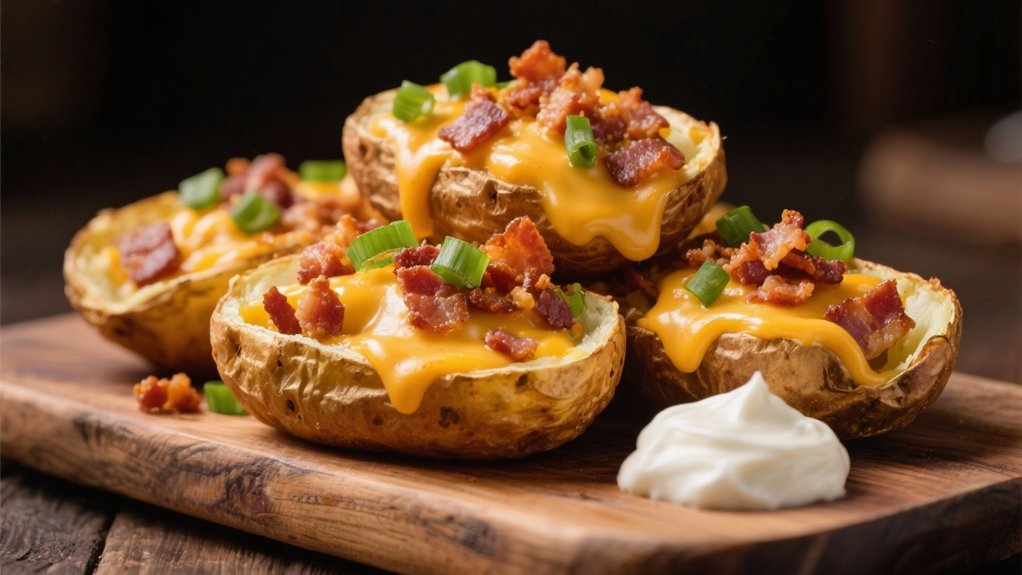 loaded potato skins delight