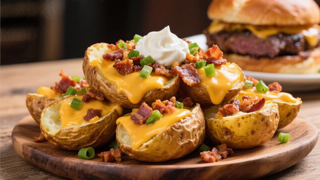 loaded potato skins perfection