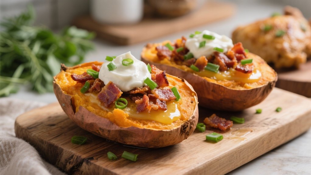 loaded sweet potato toppings