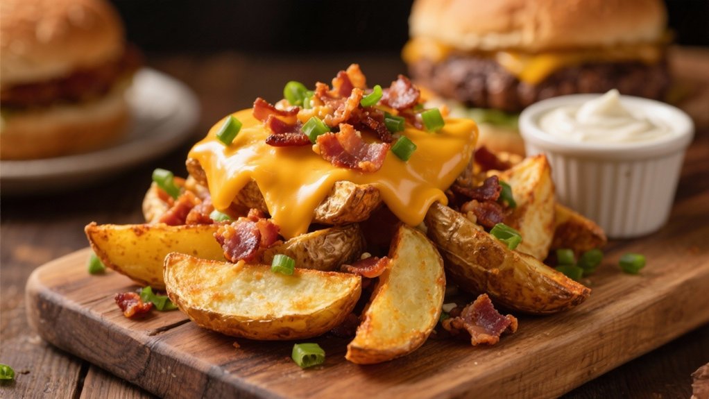 loaded wedges elevate burgers