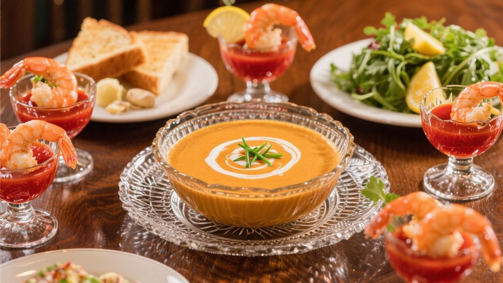 lobster bisque enhances dining