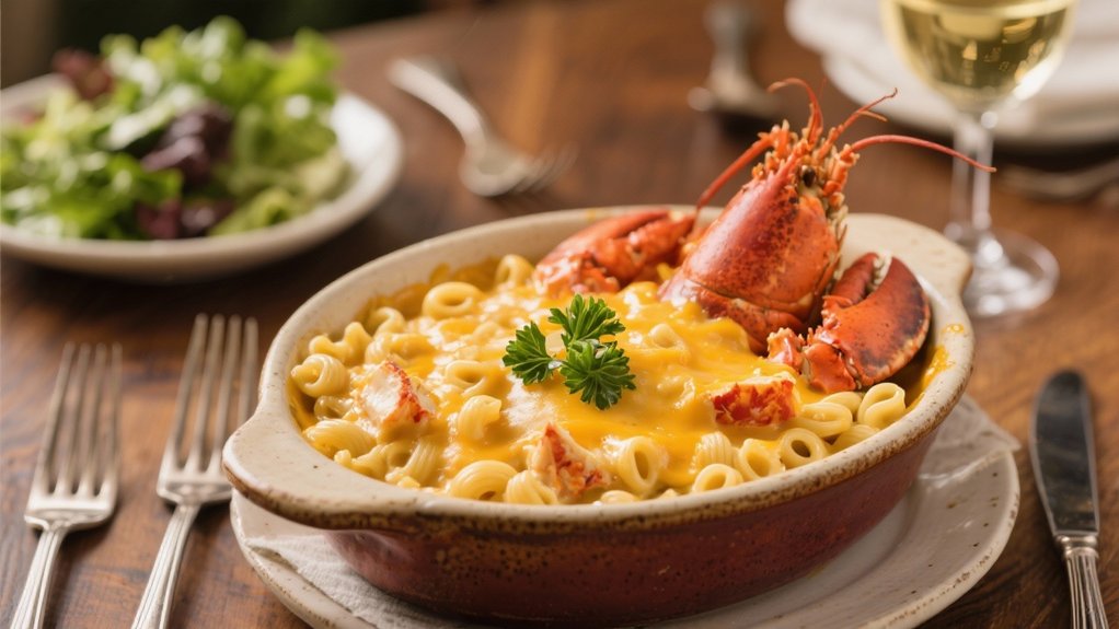 lobster infused cheesy comfort food