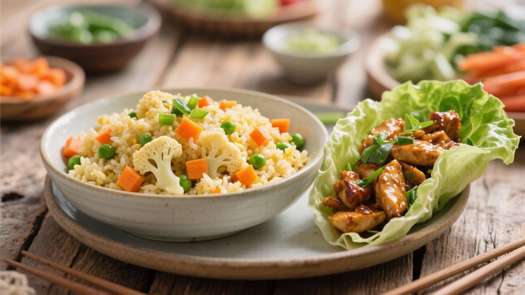 low carb cauliflower fried rice