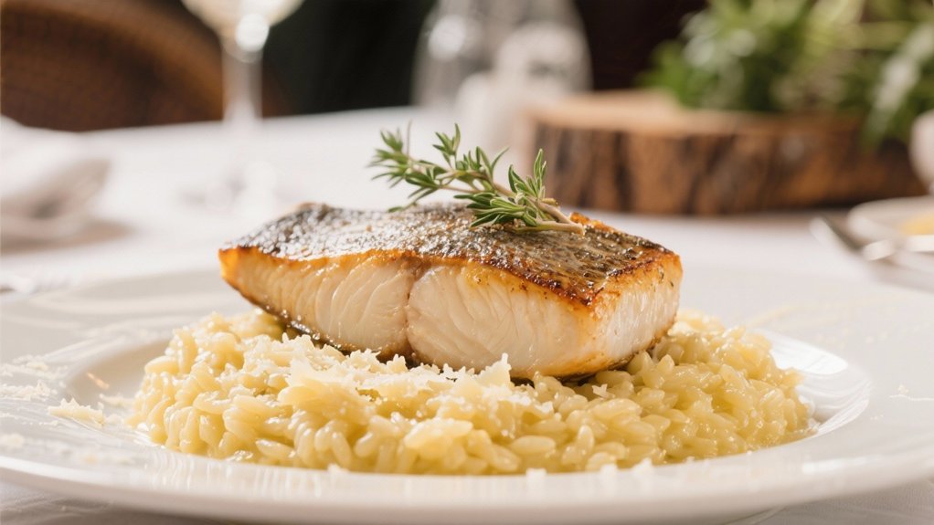 luxurious creamy parmesan risotto