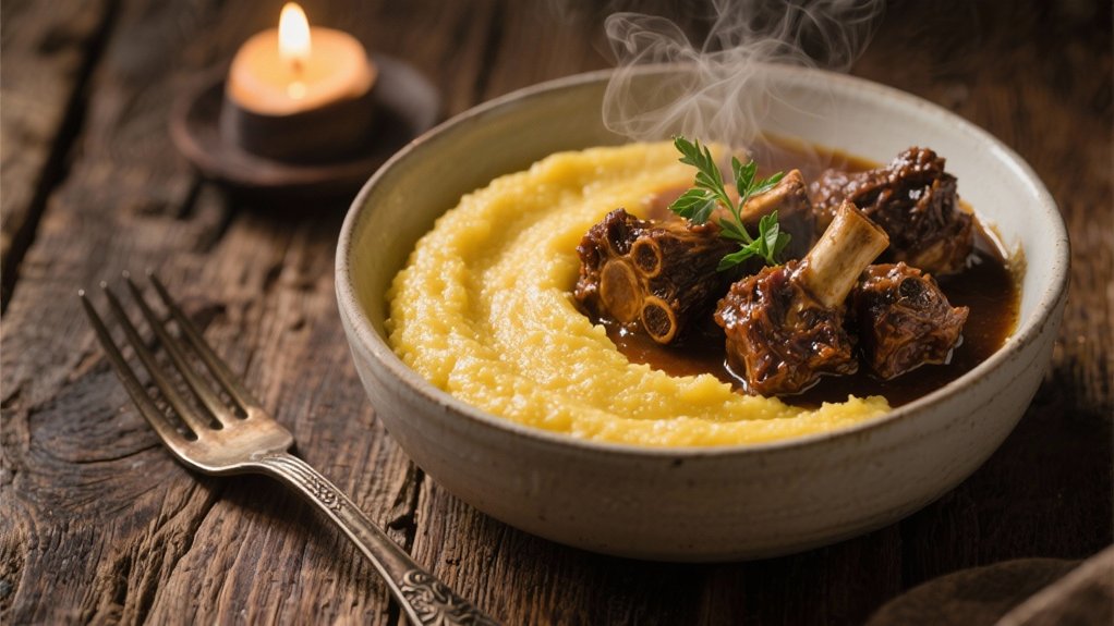 luxurious creamy polenta experience