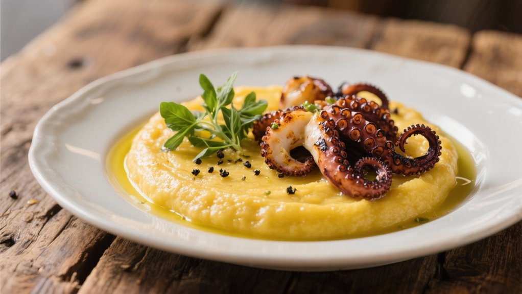 luxurious creamy polenta experience