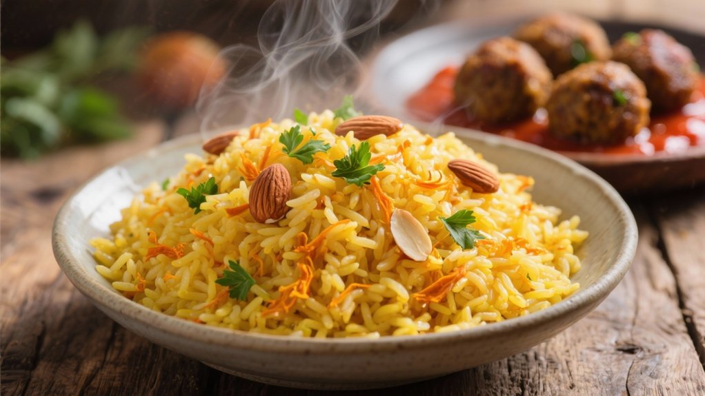 luxurious saffron rice recipe