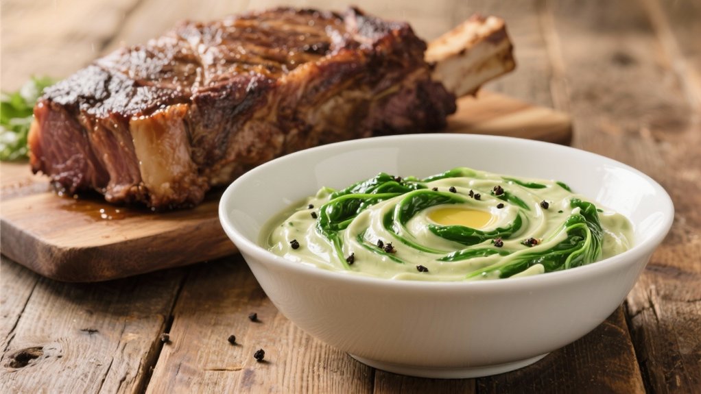 luxurious steakhouse side dish