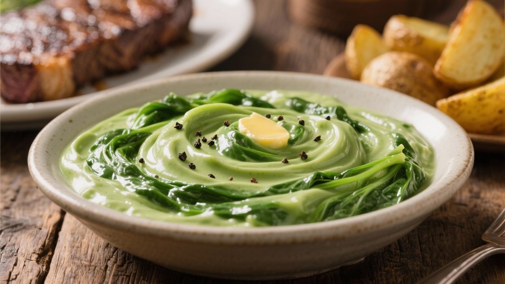 luxurious steakhouse side dish