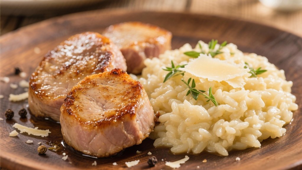 luxuriously creamy parmesan risotto