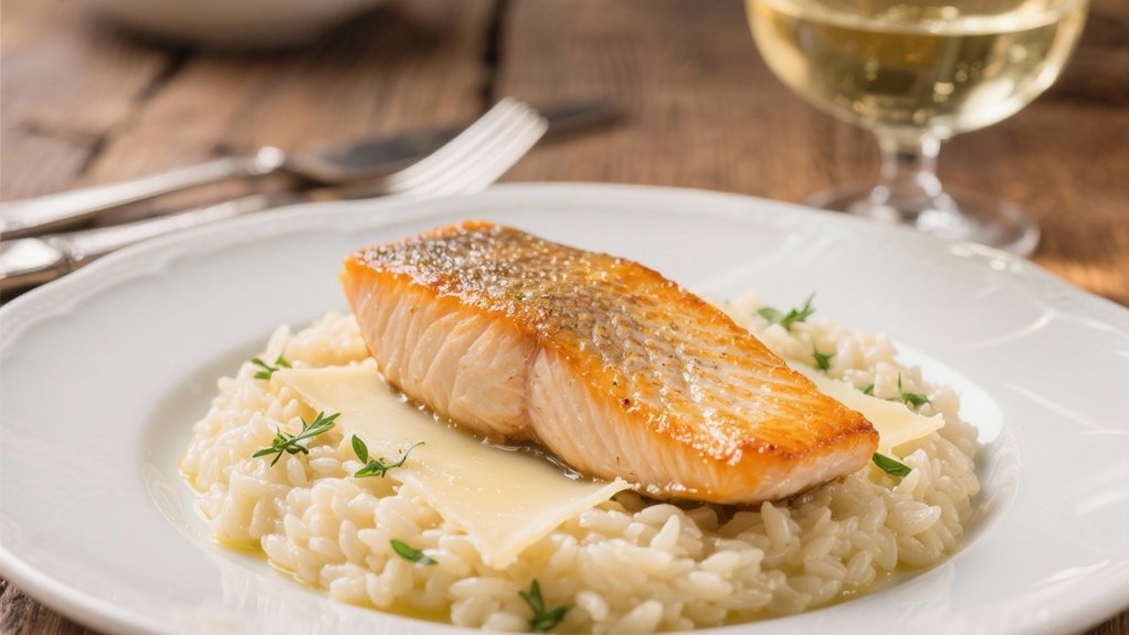 luxuriously creamy parmesan risotto