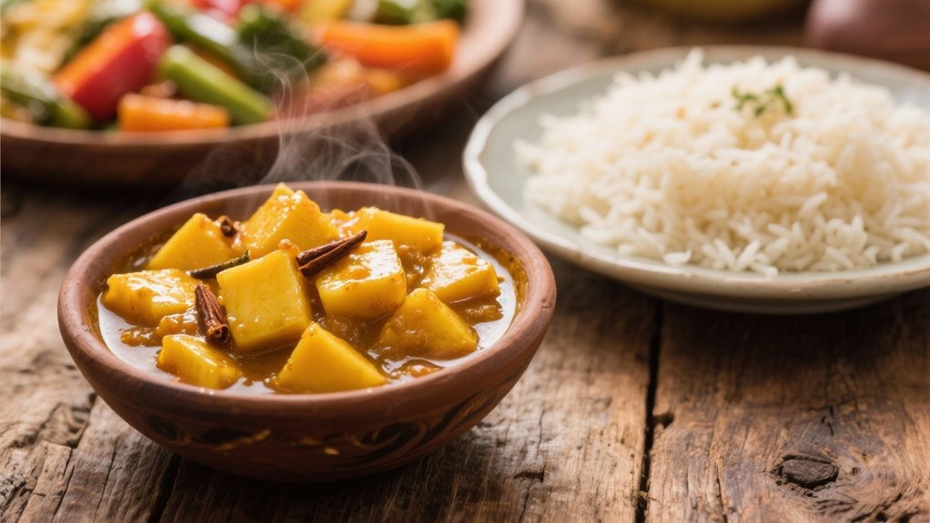 mango chutney complements curries