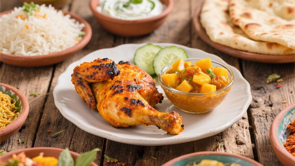 mango chutney enhances tandoori