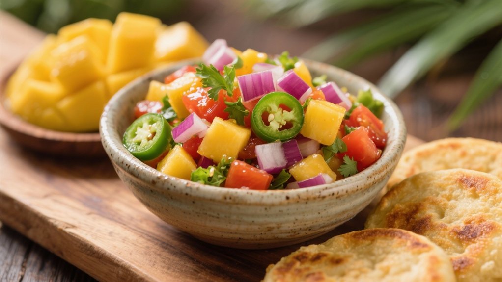 mango infused pico de gallo