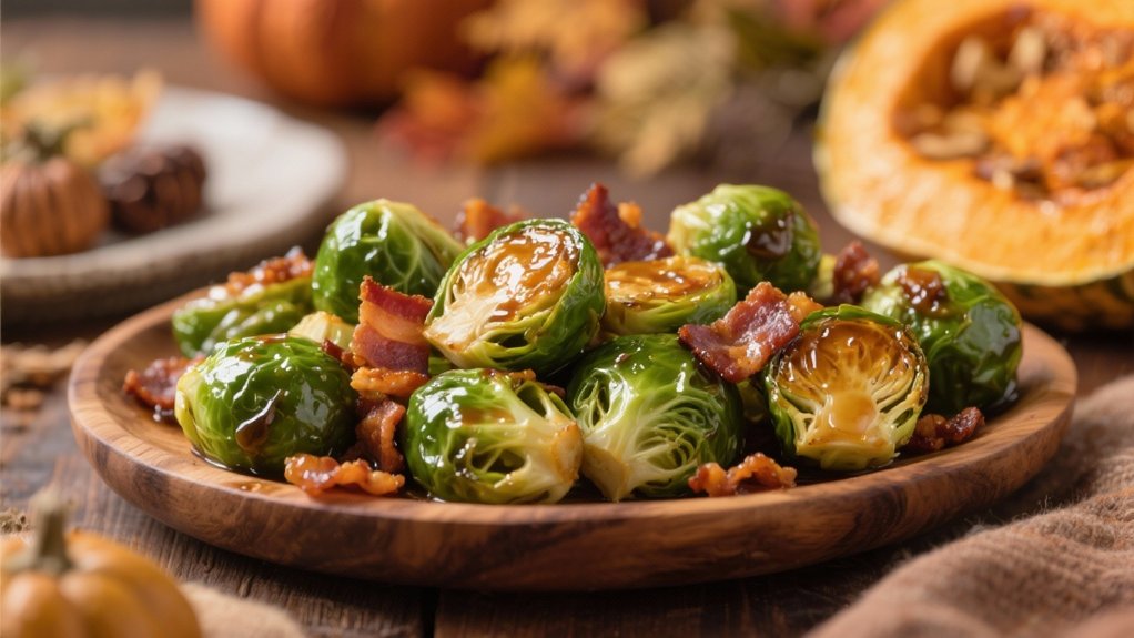 maple bacon brussels sprouts