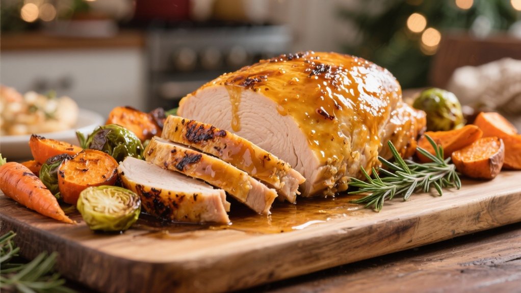 maple dijon glazed turkey breast