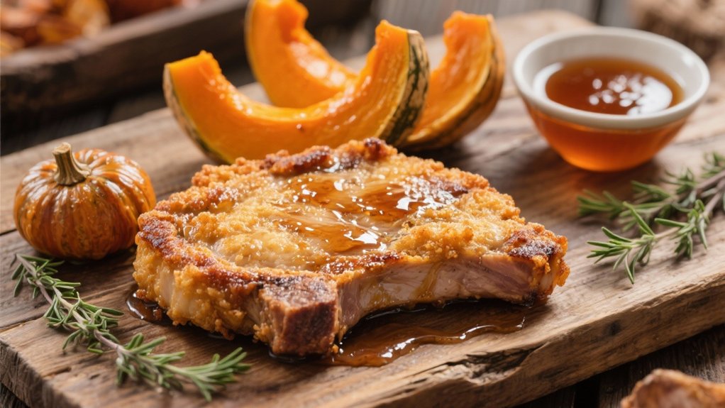 maple glazed acorn squash