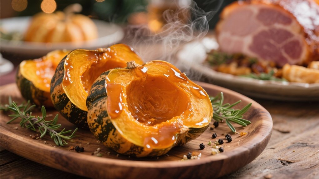 maple glazed acorn squash