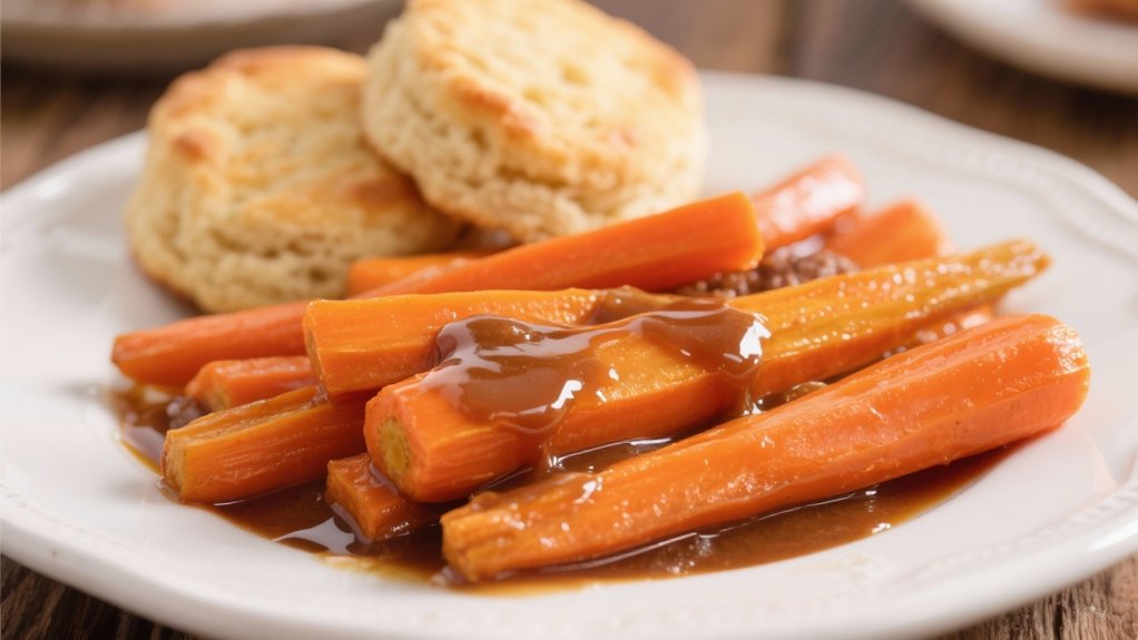maple glazed carrot side