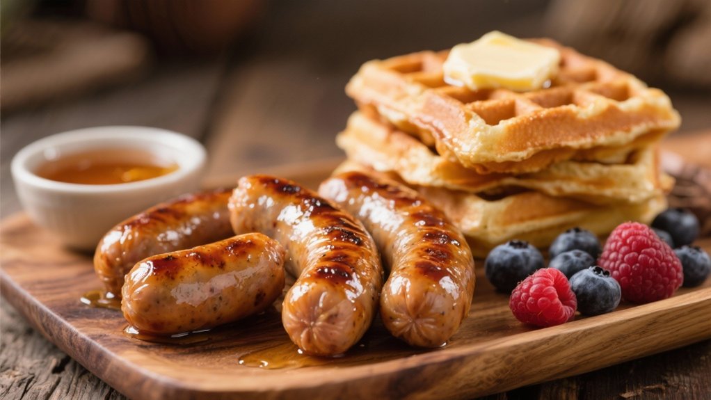 maple glazed sausage perfection