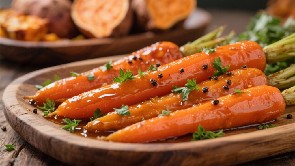 maple glazed saut ed carrots
