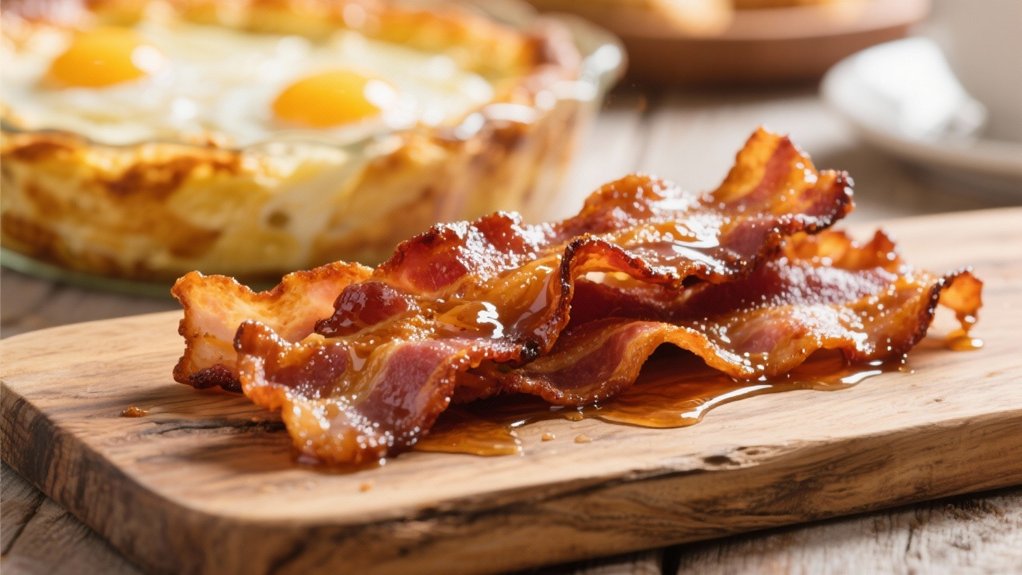 maple syrup glazed bacon