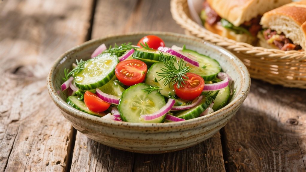 marinated cucumber salad recipe