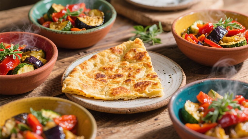 mediterranean chickpea flatbread harmony