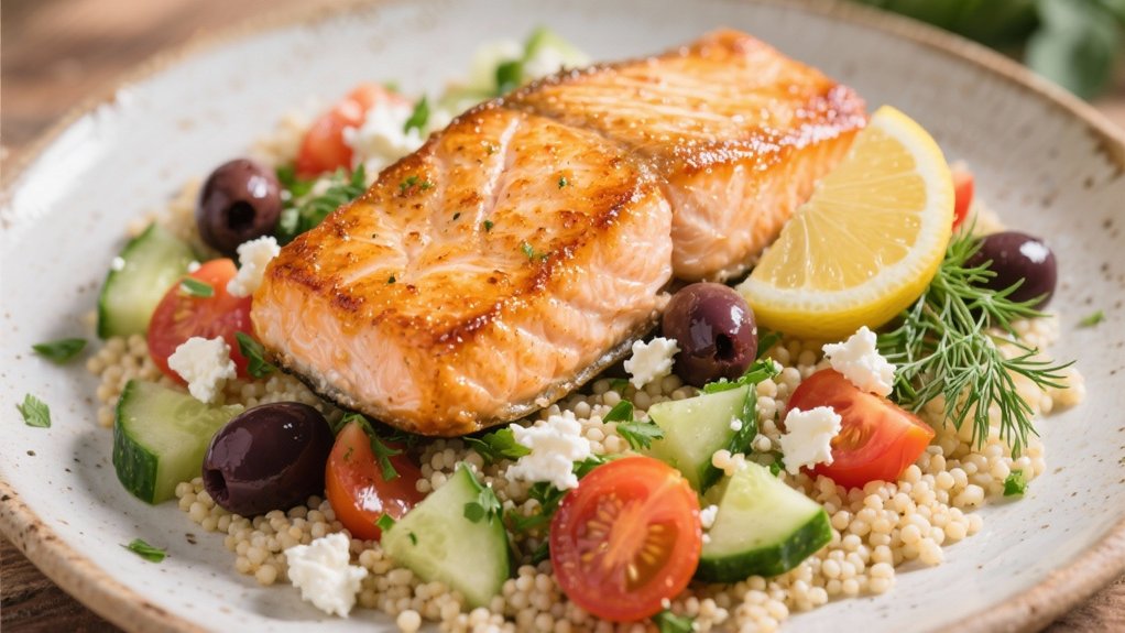 mediterranean couscous salad preparation