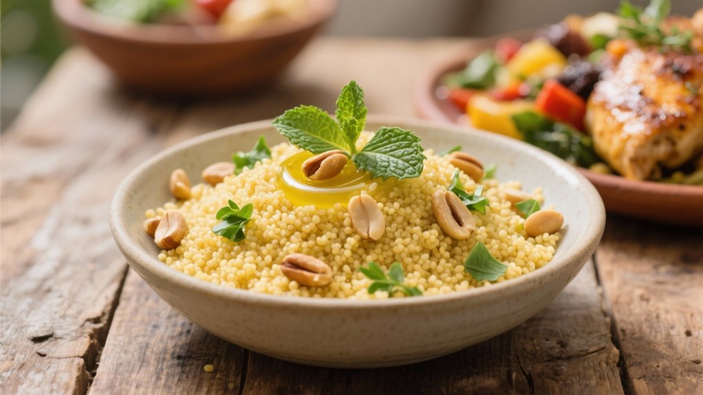 mediterranean couscous with herbs