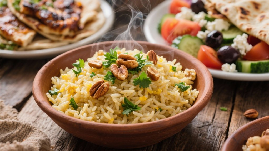 mediterranean flavored rice dish