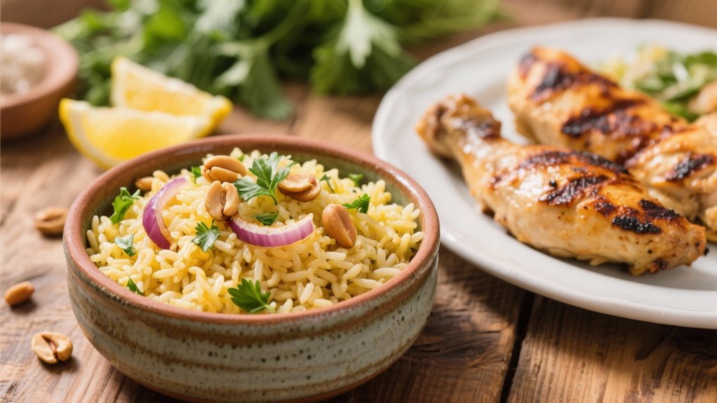 mediterranean flavors in rice