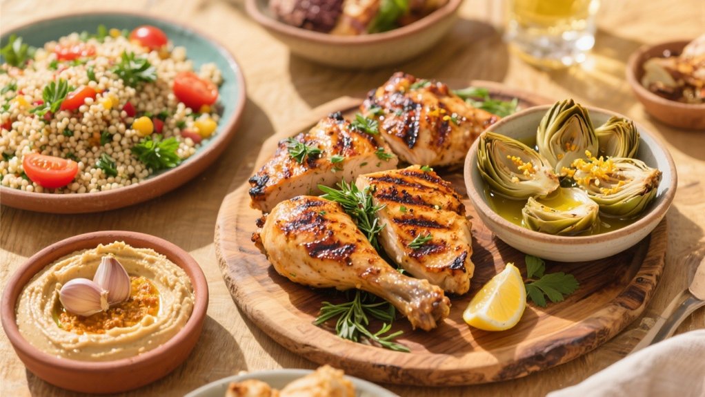 mediterranean grilled chicken flavors
