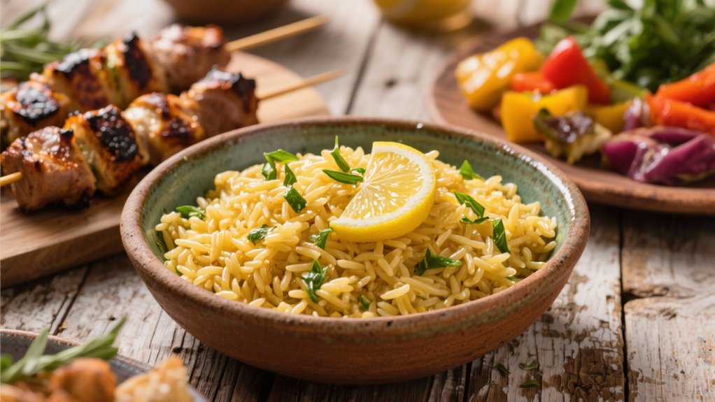 mediterranean lemon orzo delight