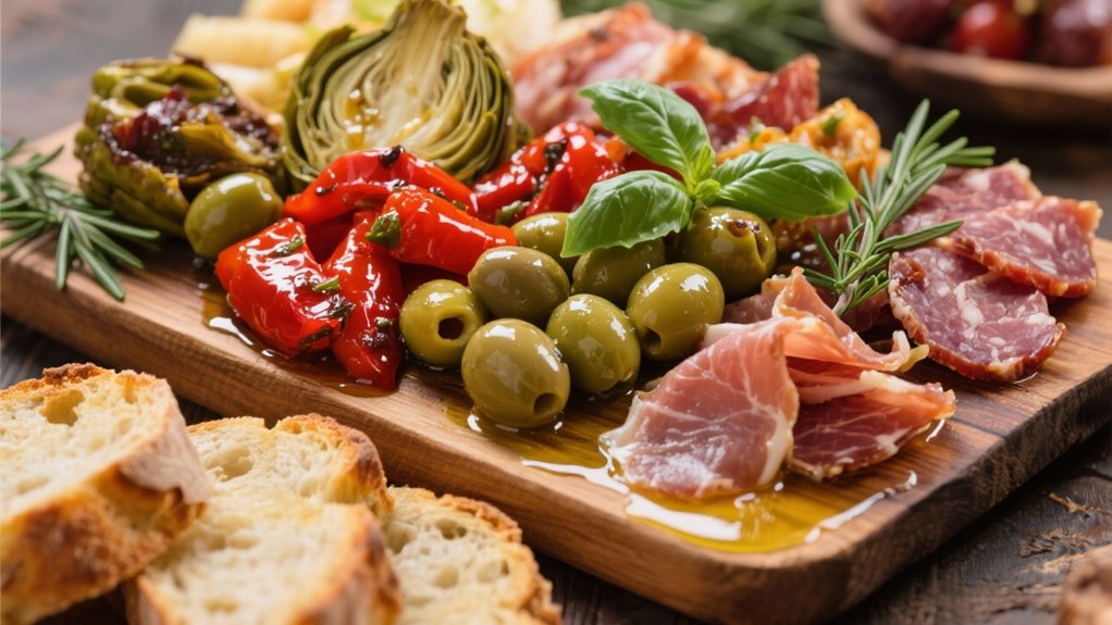 mediterranean marinated antipasto platter