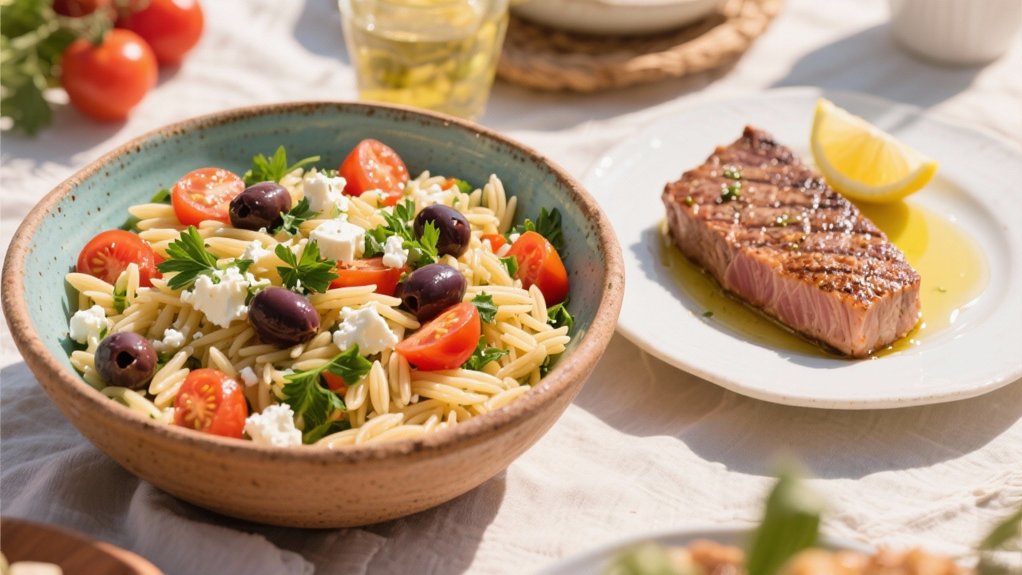mediterranean orzo pasta delight