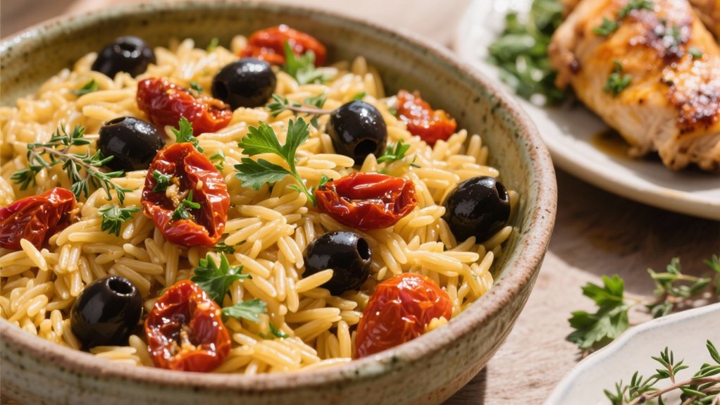 mediterranean orzo pasta delight